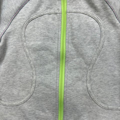 Lululemon Scuba Hoodie Womens Size 4 Gray Full Zip Sports Hooded Sweater