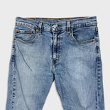 Levi's 502 Jeans Mens 32x28 Blue Regular Taper Fit Light Wash Denim Pants