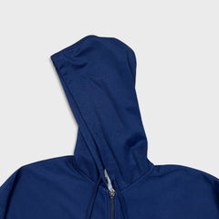 Adidas Essentials Hoodie Mens Small Blue Full Zip Lightweight Hooded Sweater