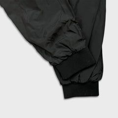 Kappa Track Pants Mens Large Black Lightweight Athletic Taper Leg Gym Jogger