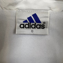 Vintage 90s Adidas by Descente Vest Jacket Mens Large White Stripe Full Zip