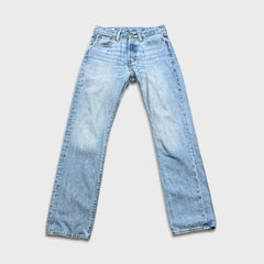 Levi's 501 Jeans Mens 29x32 Blue Original Fit Straight Light Wash Denim Pants