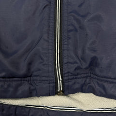 Vintage 90s Nike Sportswear Jacket Mens XL Blue Swoosh Full Zip Bomber Coat