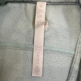 Lululemon Scuba Oversized Funnel Neck Shirt Womens Size XL Blue 1/2 Zip Sweatshirt