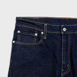 Levi's 512 Jeans Mens 36x30 Blue Slim Taper Leg Dark Wash Mid Rise Stretch Denim Pants