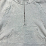 Lululemon Scuba Oversized Funnel Neck Shirt Womens Size XL Blue 1/2 Zip Sweatshirt