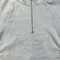 Lululemon Scuba Oversized Funnel Neck Shirt Womens Size XL Blue 1/2 Zip Sweatshirt