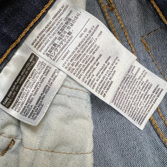 Levi's 512 Jeans Mens 34x28 Blue Slim Taper Leg Dark Wash Mid Rise Stretch Denim Pants