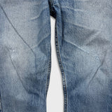 Levi's 510 Skinny Jeans Mens 34x30 Blue Light Wash Stretch Mid Rise Tapered Leg