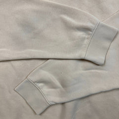 Nike Sportswear Hoodie Mens Large Beige Center Swoosh Hooded Sweater