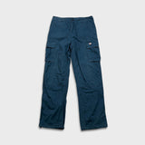 Dickies Pants Mens 30x30 Blue Regular Straight Cargo Workwear Casual Trousers