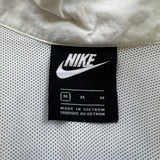 Nike Sportswear Heritage Woven Jacket Womens White Medium Pullover 1/2 Zip