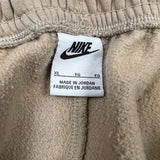 Nike Sportswear Sweatpants Mens XL Beige Swoosh Taper Leg Jogger