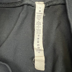 Lululemon Ebb to Street Tight *Shine Womens Size 12 Black High Rise Yoga