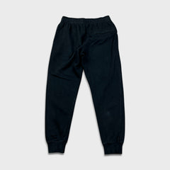 Nike Sportswear Sweatpants Mens Small Black Swoosh Taper Leg Fleece Jogger