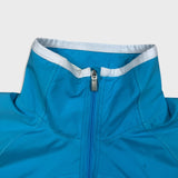 Lululemon Run Track Attack Top Womens Size 2 Blue Full Zip Lightweight Sportswear