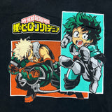 My Hero Academia T Shirt Mens XL Black Izuku Midoriya Graphic Anime Tee