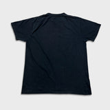 Vintage Y2K Faded Blank T Shirt Mens Large Black Distressed Basic Short Sleeve Tee