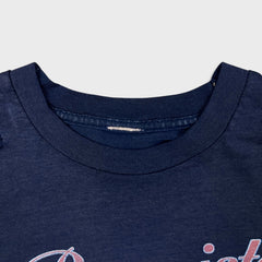Vintage 90s Newfoundland Lighthouse T Shirt Mens Large Blue Distressed Faded Tee
