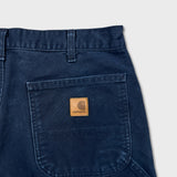 Carhartt Pants Mens 34x30 Blue Original Dungaree Fit Workwear Carpenter Baggy