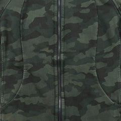 Lululemon Scuba Hoodie Womens Size 8 Green Heritage 365 Camo Light Cotton Fleece