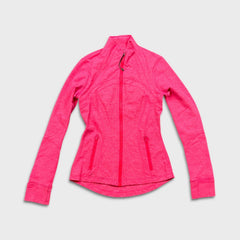 Lululemon Define Jacket Womens Size 6 Pink Full Zip Sports Track Suit Top
