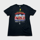 2019 Liverpool FC T Shirt Mens Medium Black Champions League Final Soccer Tee