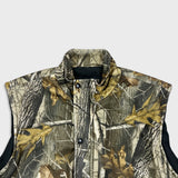 Remington Realtree Vest Mens Large Green Hunting Camo Reversible Utility Jacket