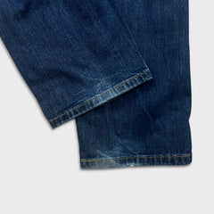 Levi's 505 Jeans Mens 36x32 Blue Regular Fit Straight Leg Medium Wash Denim Pants