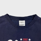 Vintage 2002 Nike OFSAA Track and Field Championships Shirt Mens Large Blue Long Sleeve Tee