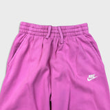 Nike Sportswear Club Sweatpants Womens Large Pink Swoosh Taper Leg Jogger