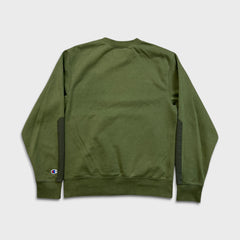 Champion Sweatshirt Womens Small Green Authentic Athleticwear Pullover Crewneck