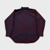 Vintage 90s Sir Pendleton Shirt Mens XL Red Wool Long Sleeve Plaid USA Button Up