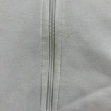 Vintage Y2K Nike Sportswear Sweatshirt Mens 2XL White Swoosh Full Zip Sweater