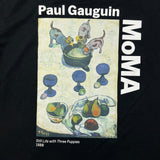 Uniqlo x MoMA Art Icons T Shirt Mens Medium Black Paul Gauguin Still Life Tee