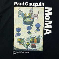 Uniqlo x MoMA Art Icons T Shirt Mens Medium Black Paul Gauguin Still Life Tee