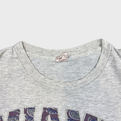 Vintage 1992 Joe Cool Miami Beach Florida T Shirt Mens XL Gray Faded Graphic Tee