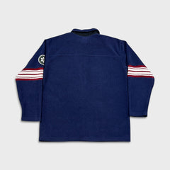 Vintage 90s Gap Pro Fleece Mens Large Blue Ski & Snowboarding 1/2 Zip Pullover
