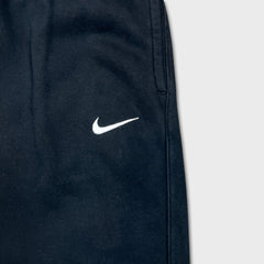 Nike Sportswear Sweatpants Mens Small Black Swoosh Taper Leg Fleece Jogger
