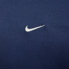 Vintage 90s Nike Sportswear T Shirt Mens Large Blue USA Swoosh Athletic Tee