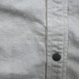 Calvin Klein Jeans Denim Shirt Mens Large White Casual Western Button Up