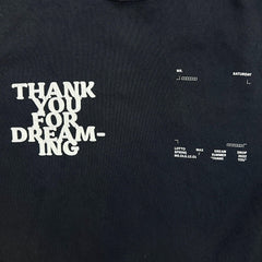 Mr. Saturday x Lotto Max T Shirt Mens XL Black Thank You For Dreaming Graphic Tee