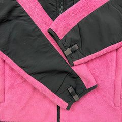 The North Face Fleece Womens Large Pink Denali Polartec Outdoor Full Zip Jacket