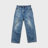 Levi's 550 Jeans Mens 30x27 Blue Relaxed Fit Straight Leg Light Wash Baggy Denim Pants
