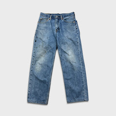 Levi's 550 Jeans Mens 30x27 Blue Relaxed Fit Straight Leg Light Wash Baggy Denim Pants