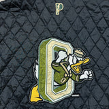 Vintage 90s Pro Player University of Oregon Donald Duck Jacket Mens Large NCAA Football Reversible