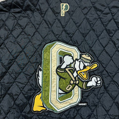 Vintage 90s Pro Player University of Oregon Donald Duck Jacket Mens Large NCAA Football Reversible
