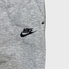 Nike Sportswear Sweatpants Mens Small Gray Tech Fleece Swoosh Taper Leg Jogger