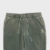 October's Very Own Sweatpants Mens Large Green OVO Faded Wash Taper Leg Jogger