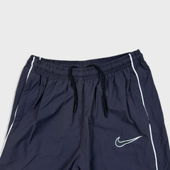 Nike Sportswear Track Pants Mens Medium Gray Swoosh Straight Leg Athletic